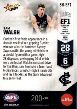 2023 Select Hilites & Rising Star AFL #SH-EF1 Sam Walsh Back